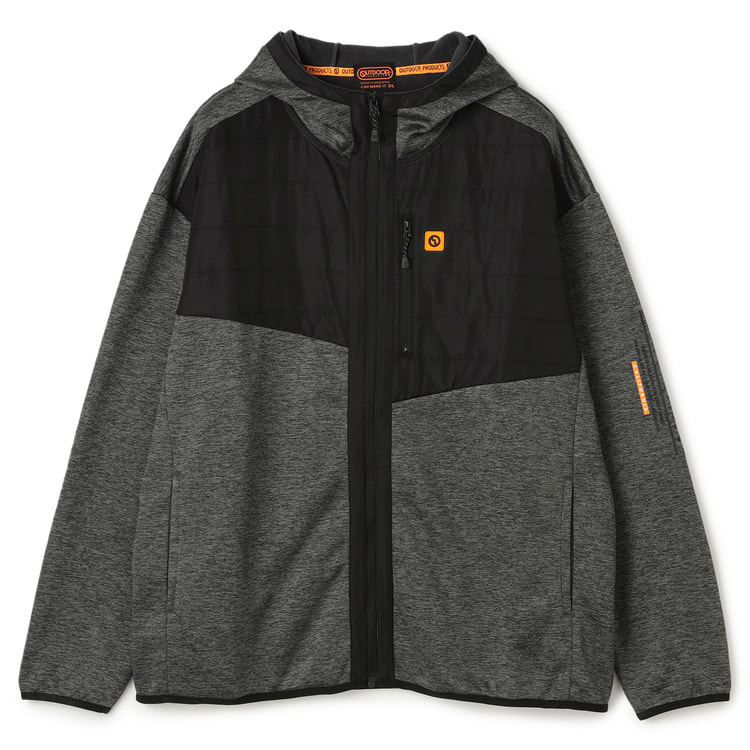 SizeMAX】OUTDOOR ボンディングフリースジップパーカー【AOKI