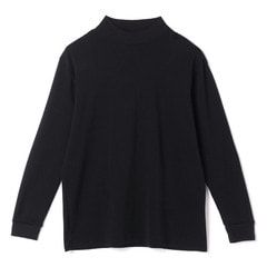 【SizeMAX】ヒートウォーム 超暖 発熱・保温ストレッチ ハイネック長袖Tシャツ 黒