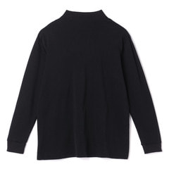 【SizeMAX】ヒートウォーム 超暖 発熱・保温ストレッチ ハイネック長袖Tシャツ 黒