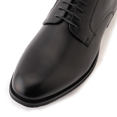 SizeMAX】4E はっ水 外羽根式プレーントゥシューズ 黒【AOKI公式 SizeMAX】4E はっ水 外羽根式プレーントゥシューズ 黒【AOKI公式