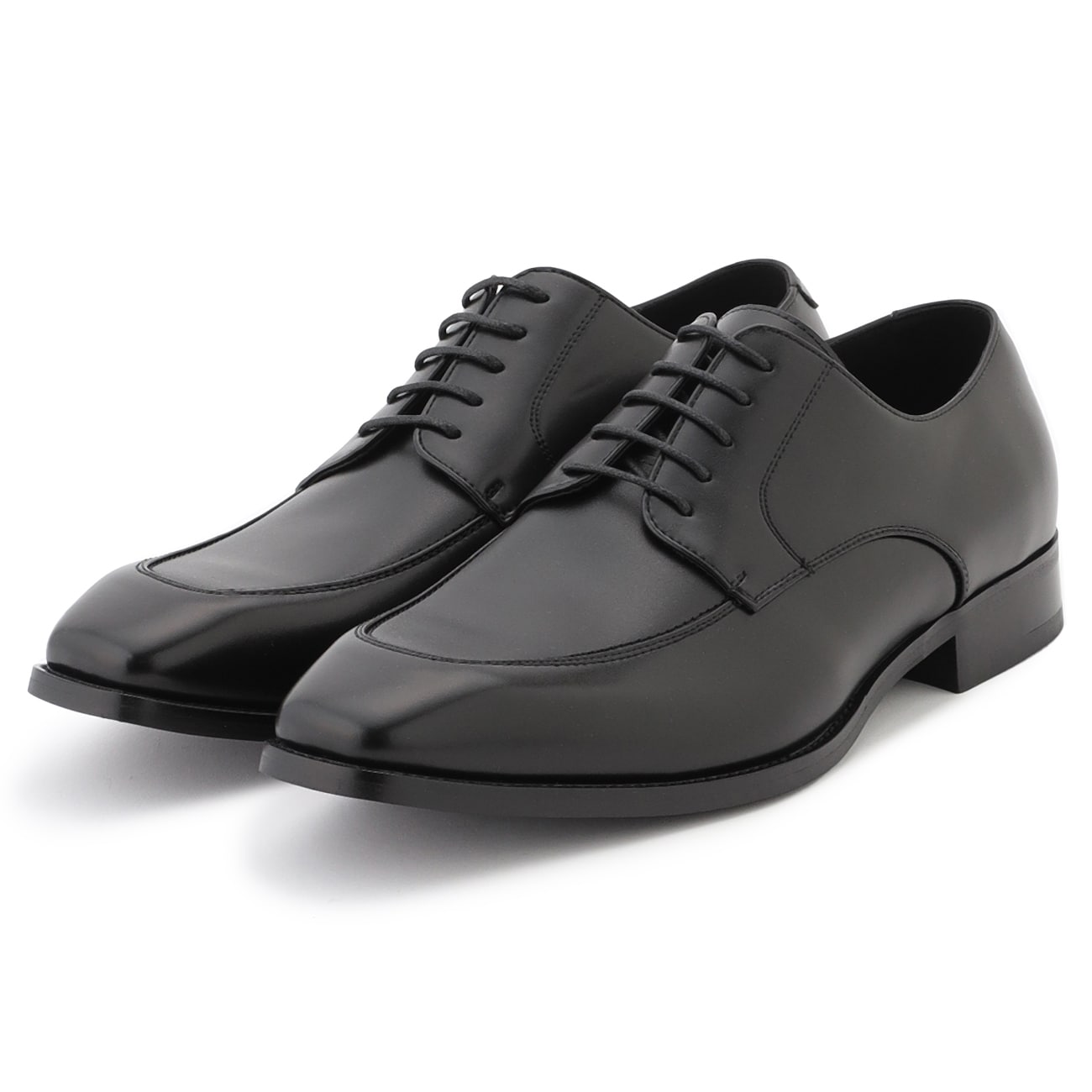 【SizeMAX】4E 外羽根式Uチップシューズ 黒 【SizeMAX】4E 外羽根式Uチップシューズ 黒