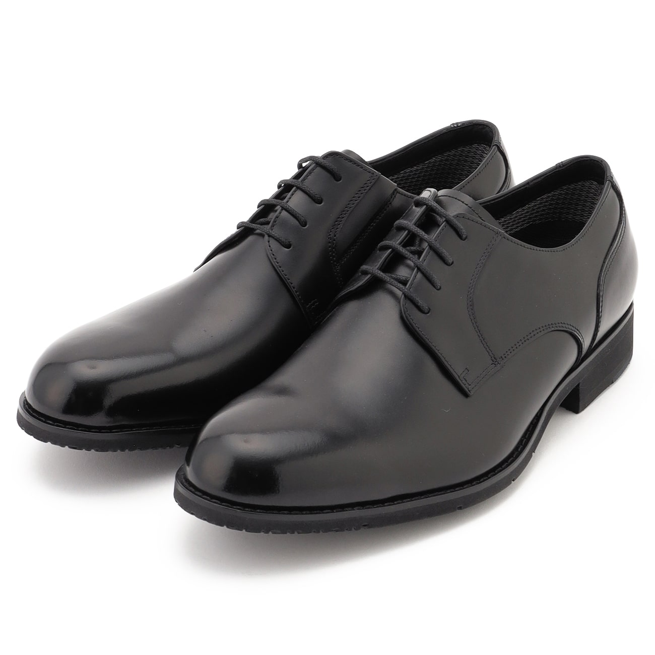 【SizeMAX】Gワイズ 外羽根式プレーントゥシューズ LES MUES