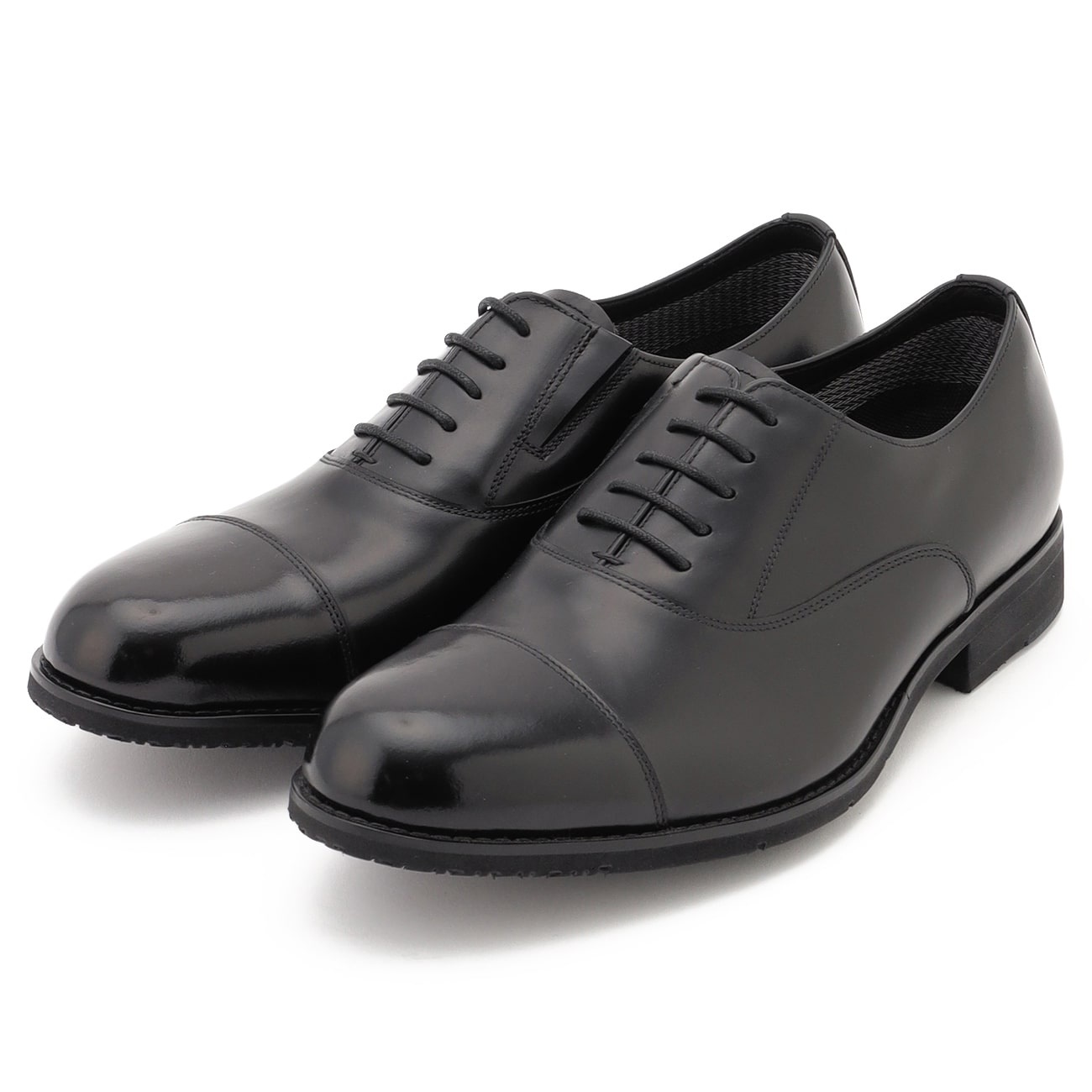 【SizeMAX】Gワイズ 内羽根式ストレートチップシューズ LES MUES