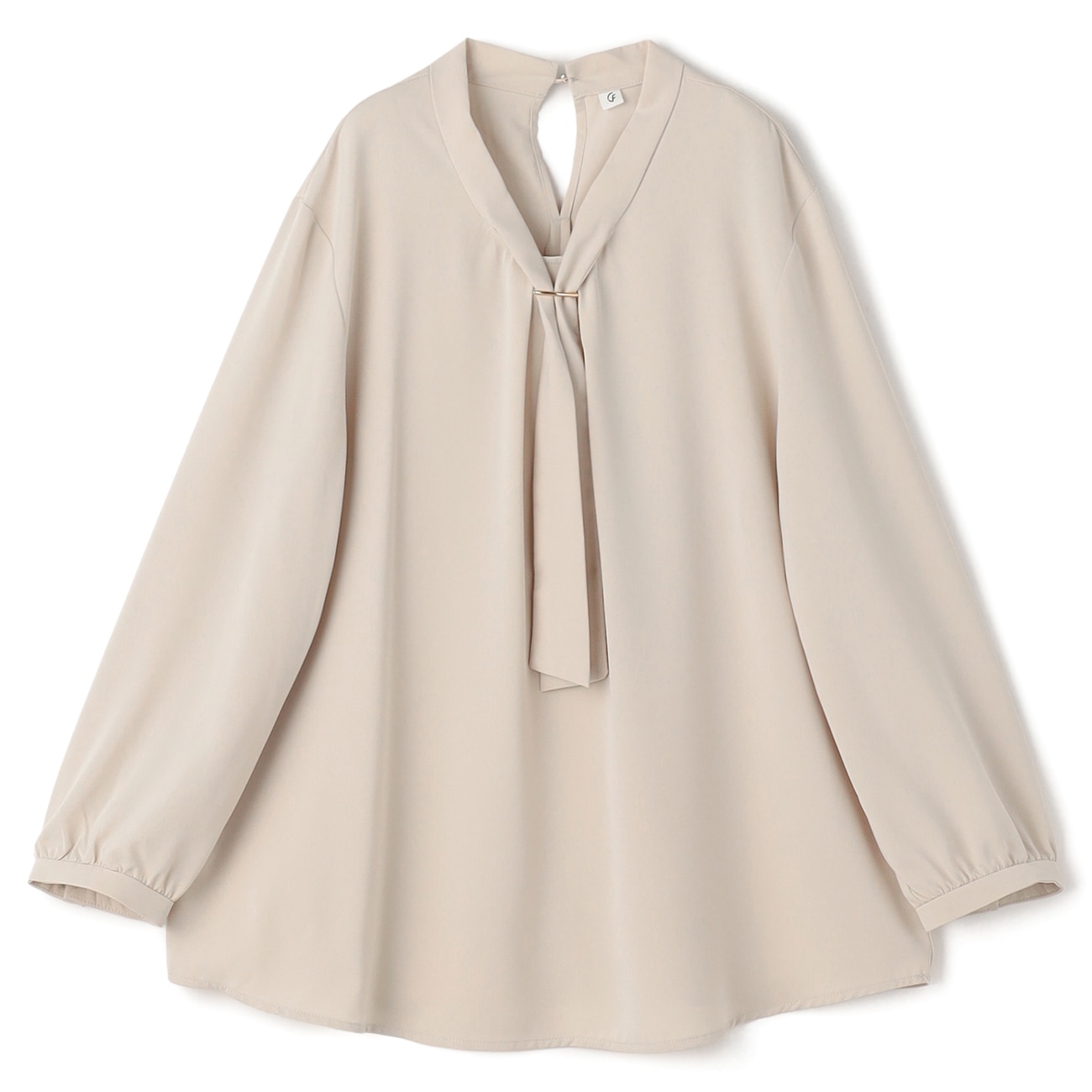 【WEB限定商品】【クイーンサイズ】シルキーパーツ付きボウタイブラウス CROSS FUNCTION 【WEB限定商品】【クイーンサイズ】シルキーパーツ付きボウタイブラウス CROSS FUNCTION