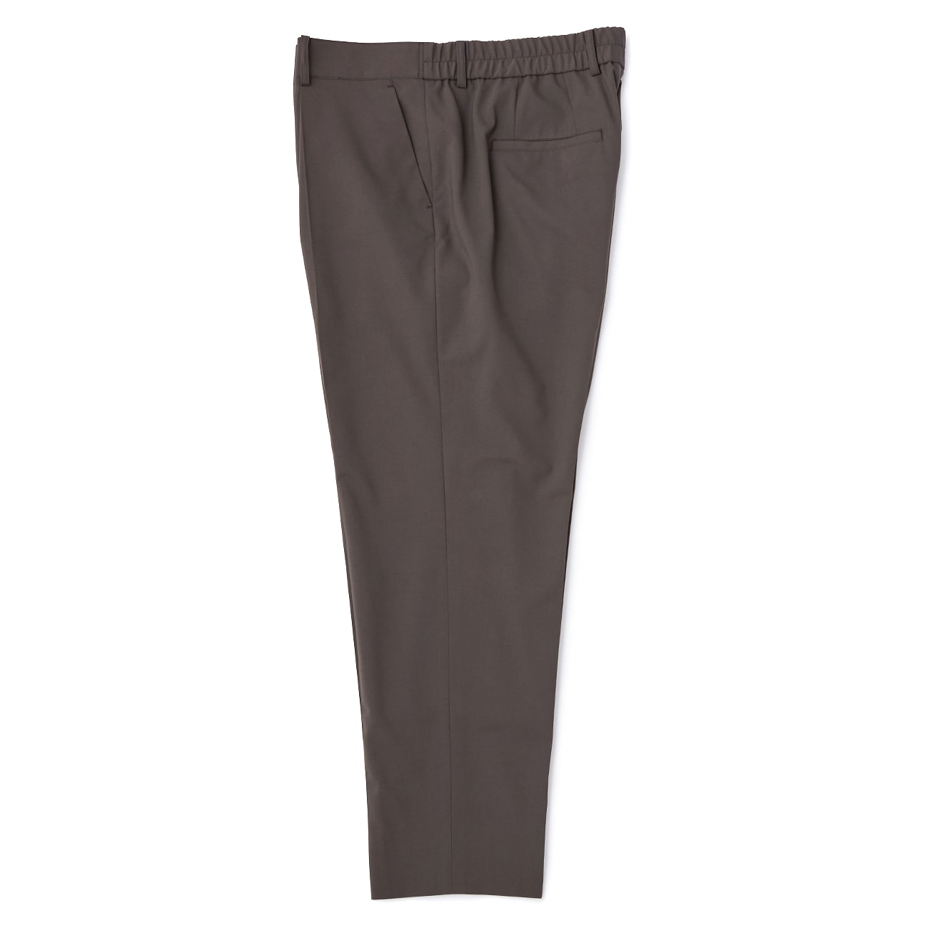 【クイーンサイズ】T/Rストレッチ タック入りクロップドパンツ セットアップ着用可 【クイーンサイズ】T/Rストレッチ タック入りクロップドパンツ セットアップ着用可