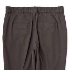 【クイーンサイズ】T/Rストレッチ タック入りクロップドパンツ セットアップ着用可
