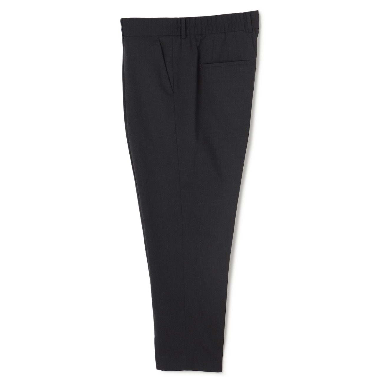 【クイーンサイズ】洗えるクロップドパンツ セットアップ着用可 グレーハケメ柄 【クイーンサイズ】洗えるクロップドパンツ セットアップ着用可 グレーハケメ柄