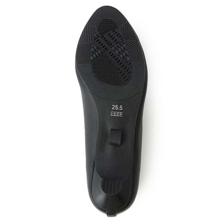 25.0-27.0cm】3.5㎝ヒール 4E 取り外しリボン付6wayパンプス