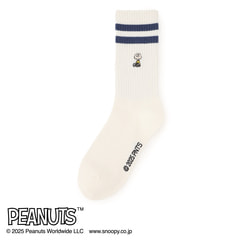 AOKI＆PEANUTSコラボ 23-25cm スヌーピーソックスS寸 2足組【AOKI公式