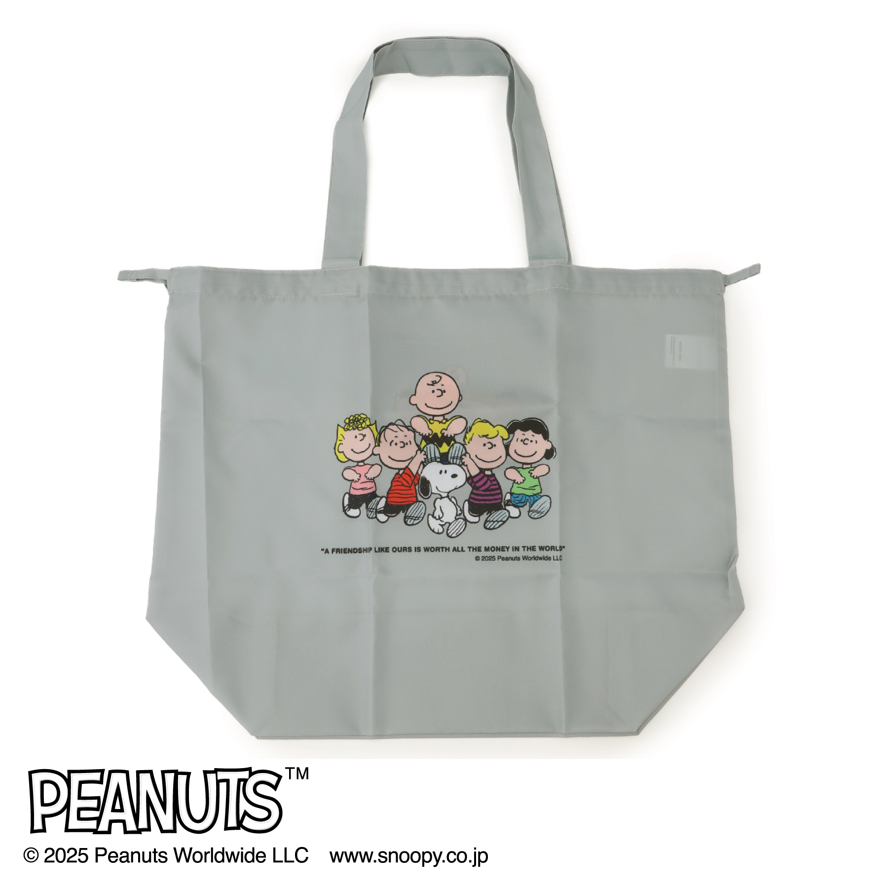 AOKI&PEANUTSコラボ スヌーピーポケッタブルトートバッグ AOKI&PEANUTSコラボ スヌーピーポケッタブルトートバッグ