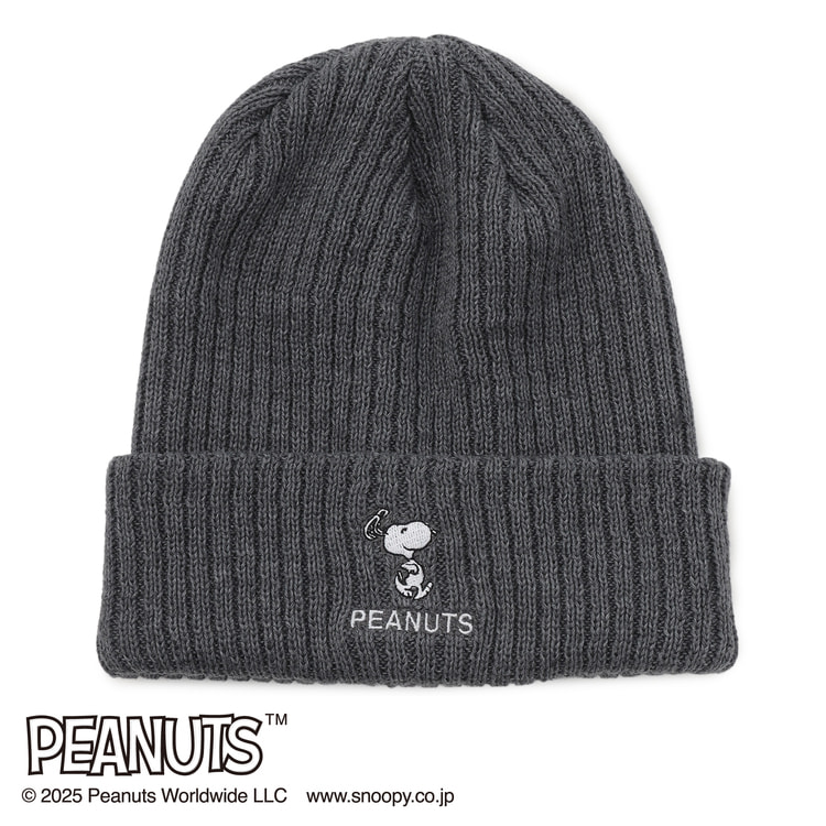 カシミヤ100% Granyage コラボ　スヌーピーニット PEANUTS AOKI＆PEANUTSコラボ スヌーピーニットキャップ【AOKI公式通販】