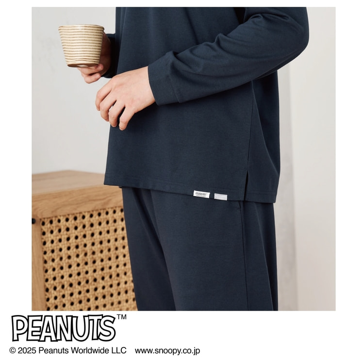 AOKI＆PEANUTSコラボ リカバリーウェア セット　スヌーピー　ブラックm 楽天市場】＼スヌーピーコラボ／ 【AOKI公式】リカバリーウェア