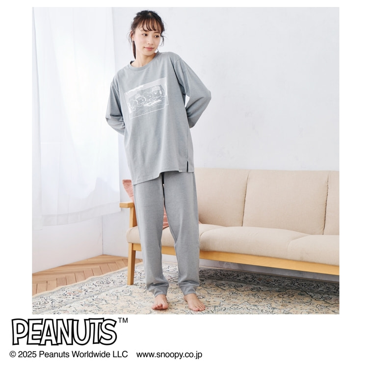AOKI＆PEANUTSコラボ リカバリーケアプラス ルームウェア オールシーズ