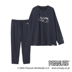 AOKI＆PEANUTSコラボ リカバリーケアプラス ルームウェア オールシーズン 上下セット ユニセックス AOKIの疲労回復リカバリーウェア