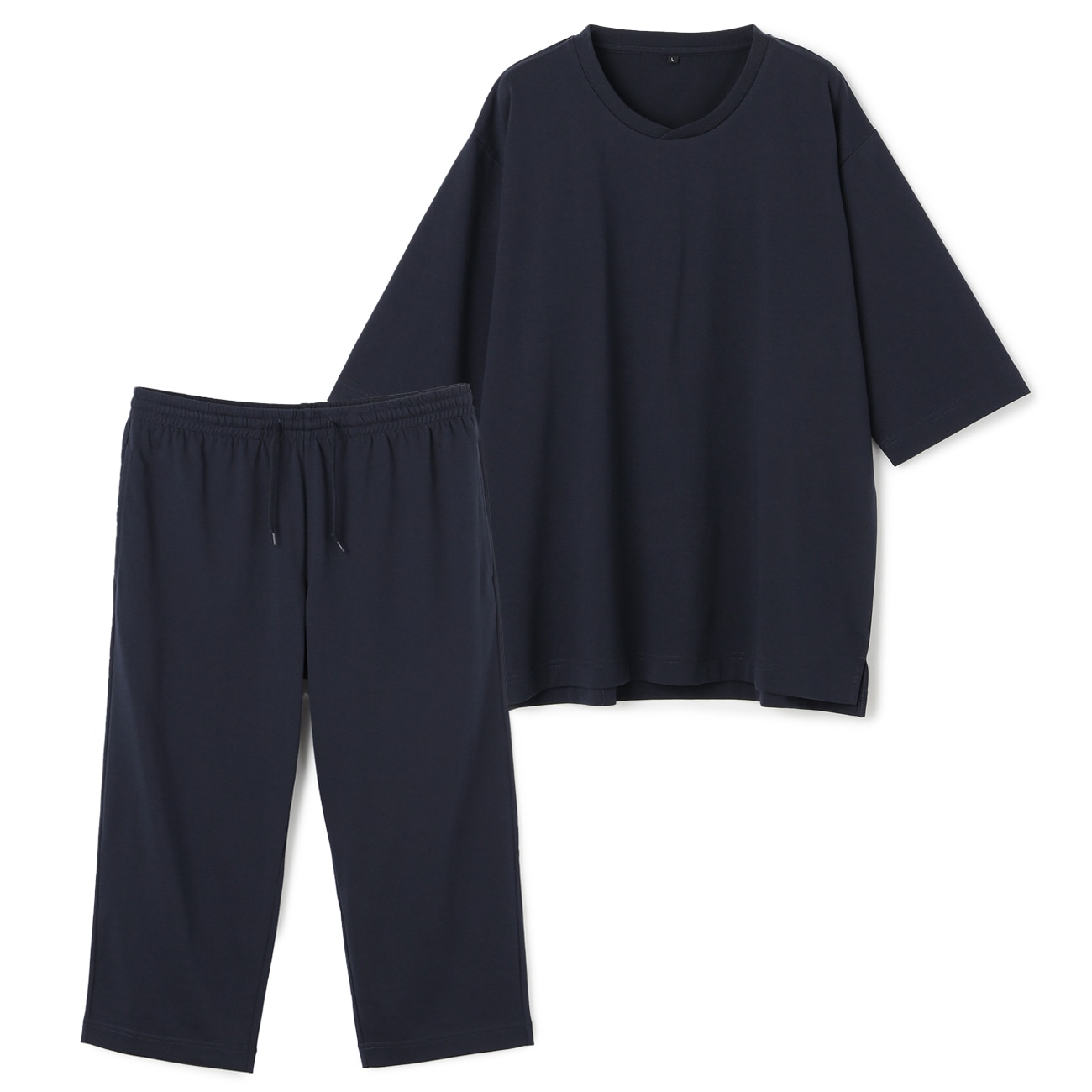 リカバリーケアプラス ルームウェア 五分袖Tシャツ＆七分丈パンツ 上下セット ユニセックス AOKIの疲労回復リカバリーウェア