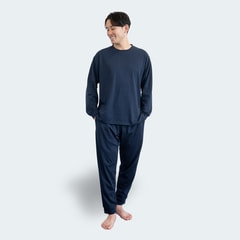 【WEB限定商品】AOKI疲労回復ウェア・リカバリーケアプラス ゆったりホームウェア 上下セット コットンブレンド 軽量オールシーズンタイプ ユニセックス