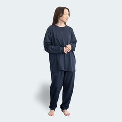 【WEB限定商品】AOKI疲労回復ウェア・リカバリーケアプラス ゆったりホームウェア 上下セット コットンブレンド 軽量オールシーズンタイプ ユニセックス