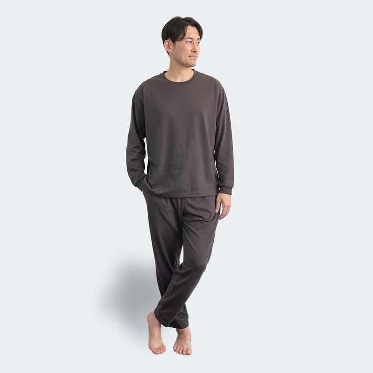 【WEB限定商品】AOKI疲労回復ウェア・リカバリーケアプラス ゆったりホームウェア 上下セット コットンブレンド 軽量オールシーズンタイプ ユニセックス