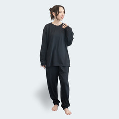 【WEB限定商品】AOKI疲労回復ウェア・リカバリーケアプラス ゆったりホームウェア 上下セット コットンブレンド 軽量オールシーズンタイプ ユニセックス