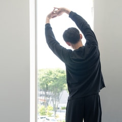 【WEB限定商品】AOKI疲労回復ウェア・リカバリーケアプラス ゆったりホームウェア 上下セット コットンブレンド 軽量オールシーズンタイプ ユニセックス