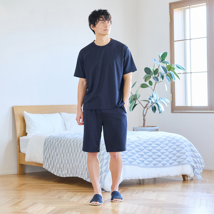 リカバリーケアプラス ルームウェア メッシュ 半袖＆半ズボン 上下