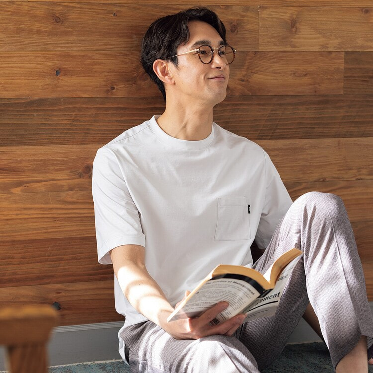 オーバーサイズポプリンシャツ（White）|Sunspel