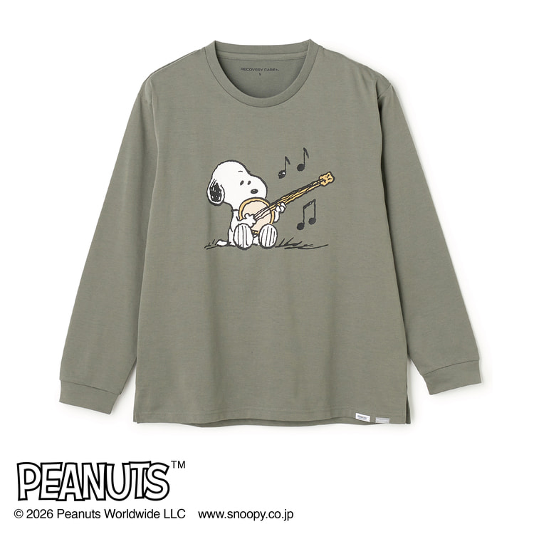 AOKI＆PEANUTSコラボ リカバリーケアプラス ルームウェア オールシーズ