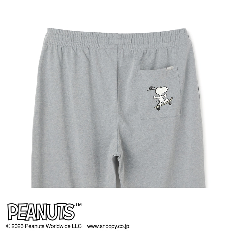 AOKI＆PEANUTSコラボ リカバリーケアプラス ルームウェア 五分袖Tシャ