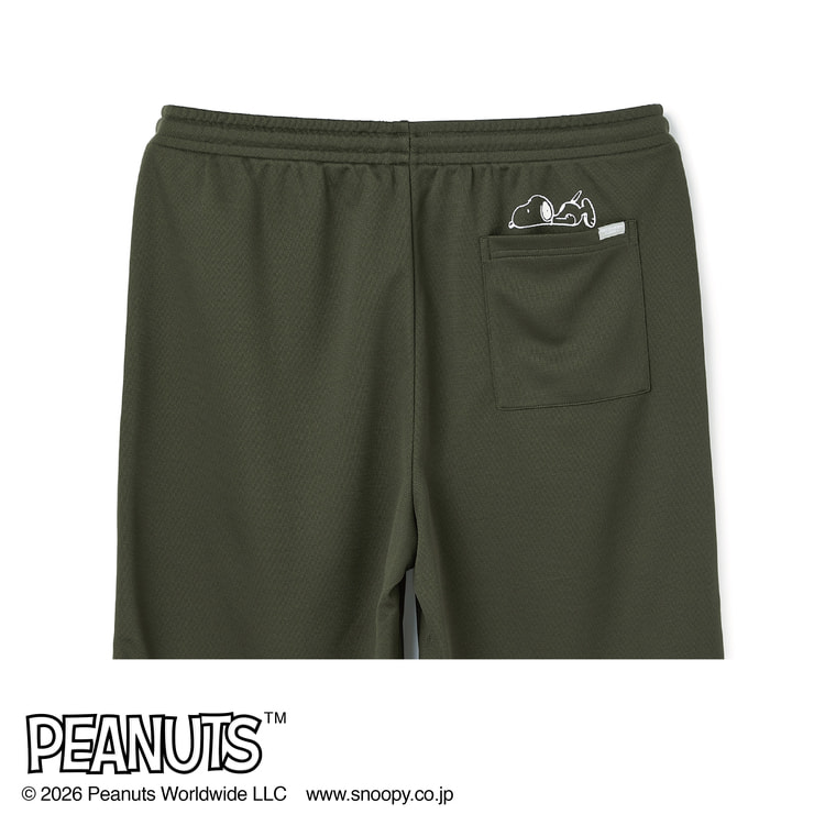 AOKI＆PEANUTSコラボ リカバリーケアプラス ルームウェア メッシュ 半