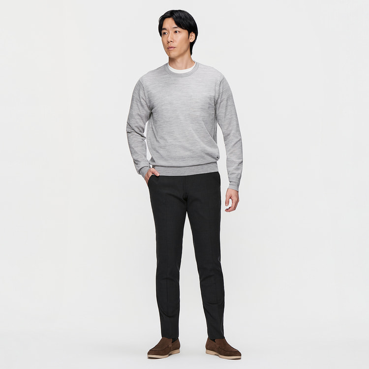 究極ニット365 クルーネックセーター JUNKO SHIMADA JS hom...【AOKI 