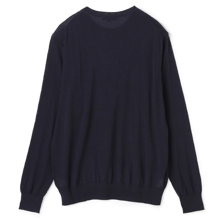 alo ブラック クルーネック セーター ウール ローゲージ クルーネックセーター | Brooks Brothers