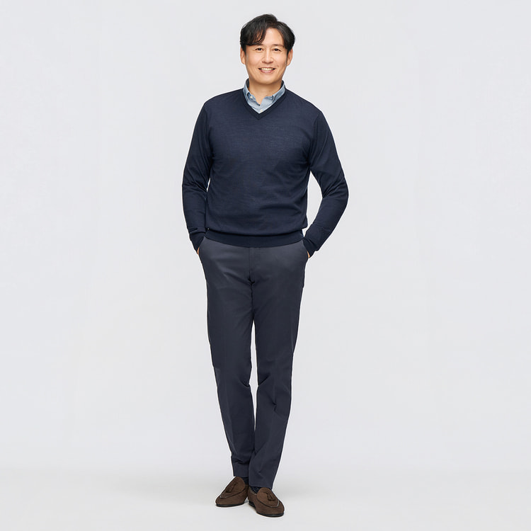 究極ニット365 Vネックセーター JUNKO SHIMADA JS homme【AOKI公式通販】