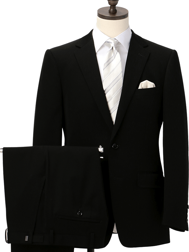 ナノブラック加工 シングルフォーマルスーツ