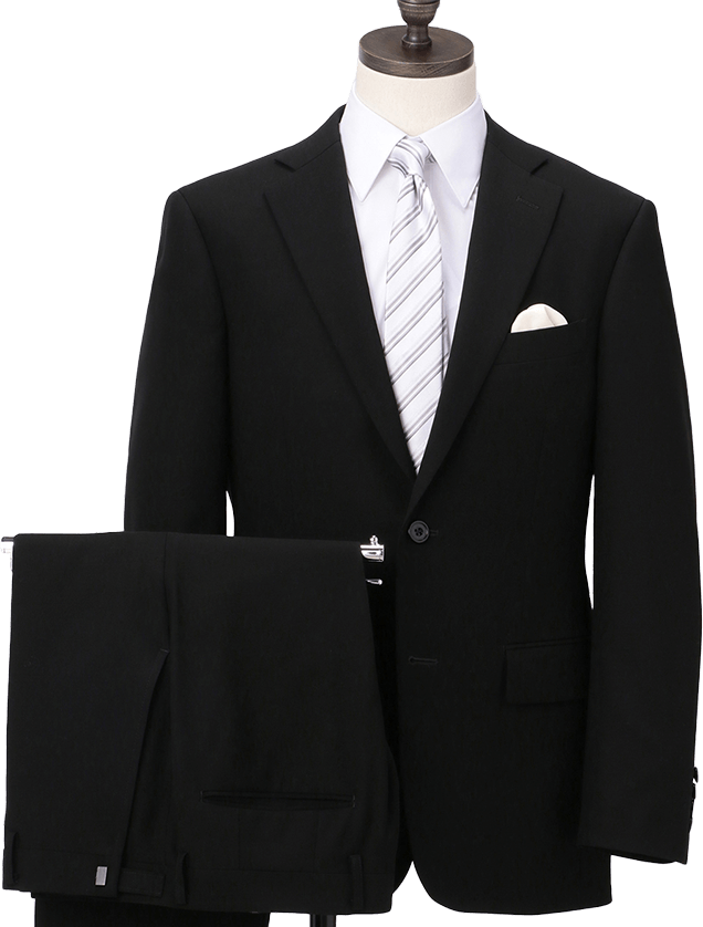 ナノブラック加工 シングルフォーマルスーツ